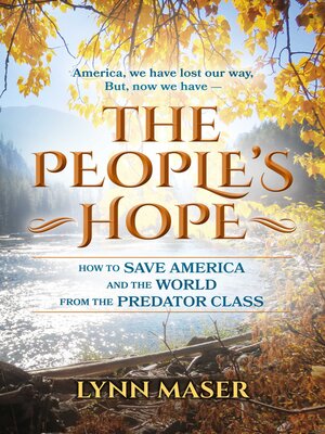 cover image of The People's Hope: How to Save America and the World from the Predator Class
